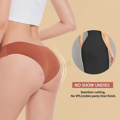 Conjunto Calcinha sem Costura para Mulher Respirável Cintura Baixa