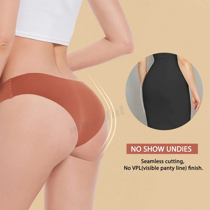 Conjunto Calcinha sem Costura para Mulher Respirável Cintura Baixa